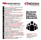 INTERSINDICAL presenta las 65 medidas para el desarrollo econmico y social de la regin