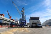 El tráfico de mercancías en el Puerto de Cartagena sigue en alza con cerca de 12,9 millones de toneladas movidas hasta abril