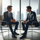 Volodimir Zelenski concede su entrevista m�spersonal al escritor David Castillo para su libro <La vidaen tiempos de guerra>