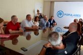 Reunin de los candidatos del PP al Congreso con representantes de HOSTEMUR de Cartagena