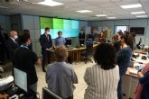 El presidente del Gobierno visita el centro de gestin y coordinacin del COVID-19