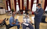 89 murcianos donan sangre en la sesin de la manana del maratn del Ayuntamiento de Murcia