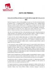 Valoraci�n del Pleno el Debate del Estado del Municipio del 14 de junio de 2022. IU-verdes Alhama de Murcia