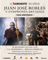 El peri�dico El Noroeste celebra sus 30 a�os de periodismo local con el concierto �Folk sinf�nico� el 26 de junio en Bullas