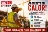 Piden a la inspecci�n provincial especial vigilancia para el cumplimiento de los protocolos contra el calor en la construcci�n