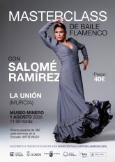 Salom� Ram�rez, premio 'Desplante' 2025, realizar� una masterclass de baile flamenco en la 65&deg; edici�n del Festival Internacional del Cante de las Minas