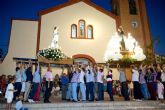 Los alumbreños honran a San Roque con una misa y una procesion