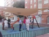 El Ayuntamiento instalar sombraje en las zonas de juegos infantiles del jardn de las Tres Copas, El Ranero y La Tercia