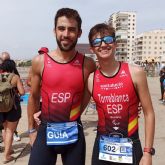 Noelia Juan y David Cantero ganan el Campeonato de España de Triatlón Sprint celebrado en Águilas