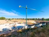 Las obras del Paraje El Soto de Alcantarilla avanzan a buen ritmo y est previsto que terminen a principios del prximo ano