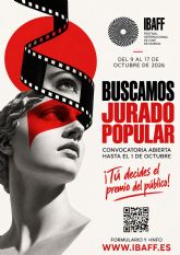 El IBAFF 2026 invita un ano m�s a la ciudadan�a a formar parte del festival como jurado y voluntariado