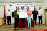 Donados 1.165 euros a las asociaciones del Cáncer y de la Virgen de los Desamparados