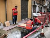 Infraestructuras realiza obras en San Antolín a petición de los vecinos y asociaciones del barrio