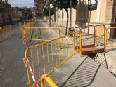 En marcha las obras de renovacin de las aceras del tramo de avenida de Murcia entre las calles Progreso y Arsenal