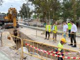 Avanzan a buen ritmo las obras de mejora de la red de recogida de aguas pluviales en Los Conejos con una inversin superior a los 200.000 euros