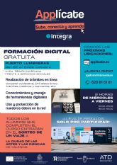 El autobs de la Fundacin Integra Digital vuelve a Puerto Lumbreras para impartir la nueva formacin gratuita 'Applcate'
