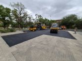 El Ayuntamiento renueva el firme de calle Pl�tanos mejorando la movilidad en El Palmar