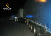La Guardia Civil intercepta a un camionero en Jumilla que conduca bajo los efectos de drogas