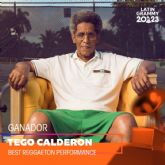 Tego Calder�n triunfa en los Latin Grammy 2023 con 'La receta'
