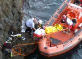 La Guardia Civil rescata a una mujer que haba cado al mar