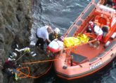 La Guardia Civil rescata a una mujer que haba cado al mar