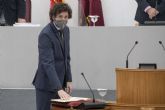 Jos Antonio Campos toma posesin de su escano como diputado regional