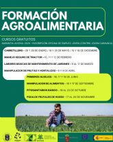 El Ayuntamiento de Caravaca y FECOAM impulsan una nueva programación de cursos agroalimentarios para fomentar el empleo juvenil