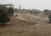 La nieve se deja notar en Terra Natura Murcia