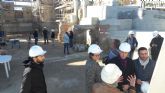 Las obras de recuperacin de la iglesia de San Pedro logran rescatar la bveda original de acceso y volver a levantar su pilar principal de piedra