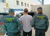 La Guardia Civil detiene a un peligroso delincuente que asaltó el domicilio de unas vecinas de Mula armado con una carabina