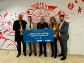 El Ayuntamiento de Murcia dona 6.000 euros de la recaudacin del partido solidario disputado por el Real Murcia y el UCAM Murcia CF