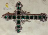 El Grupo de Patrimonio Histrico de la Guardia Civil recupera varias joyas del tesoro de la Virgen de la Fuensanta