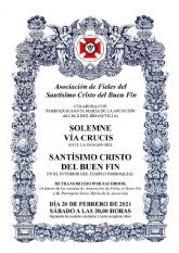 Solemne Vía crucis del Señor del Buen Fin en Alcalá del Río