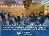 El alcalde aprueba una medida para lograr la gratuidad de todas las escuelas infantiles municipales de 2 a 3 años en Molina de Segura