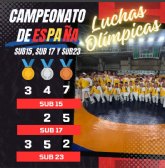 La Región de Murcia brilla en los Campeonatos de España de Luchas Olímpicas con 31 Medallas