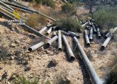 La Guardia Civil desmantela un vertedero clandestino de amianto en Murcia