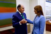 Rachel Reeves, ministra brit�nica de Econom�a, se re�ne con Ignacio Gal�n en la sede de Iberdrola de Madrid
