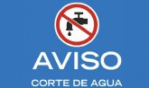 Los parajes rurales de Lomas del Paretón, Los López, Los Andreos y Los Guardianes se podrán ver afectados por una interrupción en el suministro de agua