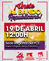 EL PCE en la Región de Murcia junto a la Juventud Comunista e Izquierda Unida celebran el Bando de la Huerta Republicano