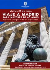 Los mayores torreños, de viaje a Madrid para visitar el Congreso de los Diputados