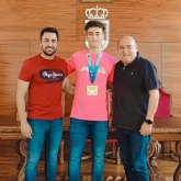 Recepcin oficial al ciezano ngel Turpn, oro en el del USA OPEN en kumite Cadete Elite +70kG