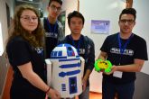 Alumnos de Bachillerato presentan en la UPCT robots para explorar Marte y para pacientes en cuarentena