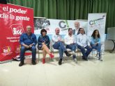 Diego Crespo, diputado de Podemos en Andaluca, arropa la candidatura de Cambiar la Regin de Murcia