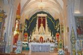 Magnifico altar efímero para los cultos de Quinario en honor al Santísimo Cristo de la Vera-cruz de Alcalá del Río