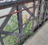 Huermur denuncia el mal estado del monumento BIC del Puente Viejo de Murcia