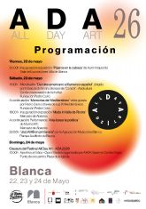 Una nueva edición del Festival ADA reunirá a más de 60 creadores en Blanca entorno al arte y la cultura