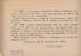 Un vdeo de la librera Athenas y el Bando sobre la visita de la reina Isabel II, documentos del mes del Archivo Municipal