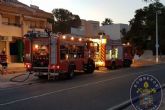 Incendio en un bazar de alimentacin en la urbanizacin de San Gins