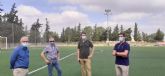 Deportes mejorar el campo de ftbol de Beniajn con la reparacin del csped artificial, los banquillos y la valla perimetral
