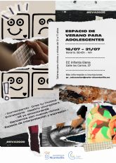 Abierto el plazo de inscripci�n para participar en el espacio de verano para adolescentes de 12 a 17 a�os